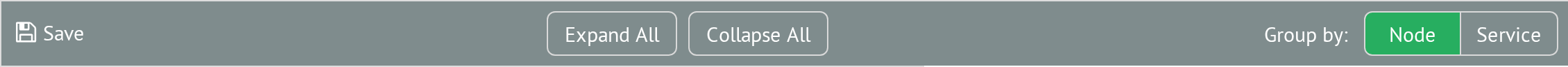 Service Toolbar